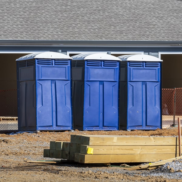 is there a specific order in which to place multiple porta potties in House New Mexico